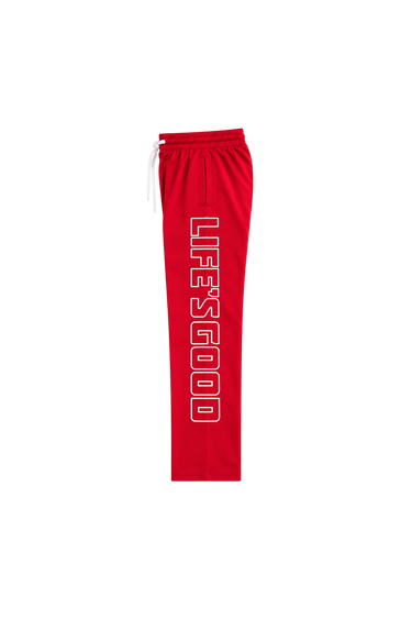 LG Branded Nylon Pants (Red)
